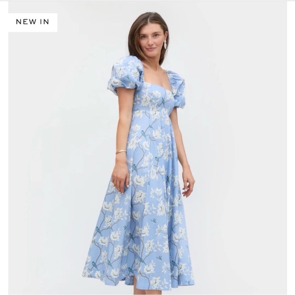 Hill House Dresses & Skirts - Hill House Matilda Dress Diane Blue Chinoiserie Size Small